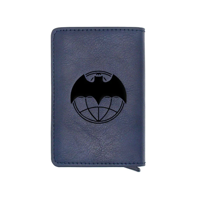 

Fashion Classic Blue RFID PU Leather Credit Card Wallet Fashion Men Women Small Money Bag